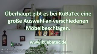 Möbelgriffe Scharniere und andere Möbelbeschläge von KüBaTec [upl. by Kirsten479]