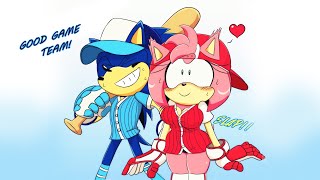 Baseball Game  Sonic x Amy Sonamy Comic Dub Comp [upl. by Coopersmith]