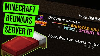 Minecraft Bedwars Server IP 2024 Bedwars IP address [upl. by Saddler195]