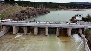 Симферопольское водохранилище ИЗЛИШКИ воды сбрасывают вода в Крыму Крым 2022 [upl. by Farhsa]