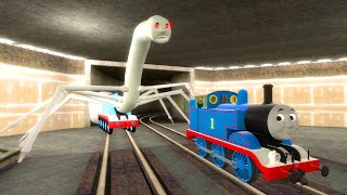 Building a Thomas Train Chased By Cursed Thomas and FriendsBig amp Small Thomas The Train in GMod [upl. by Hanoj]