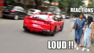 LOUDEST FERRARI 812 SuperFast  INSANE V12 SOUNDS  Novitec Rosso Exhaust [upl. by Ruella818]