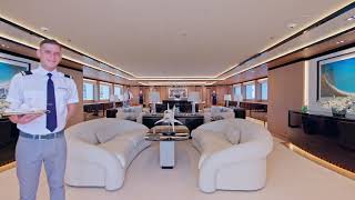 Golden Yachts Superyacht OPTASIA Virtual Tour [upl. by Truman]