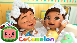 Bath Song 🛁 with Nina  CoComelon Nursery Rhymes amp Kids Songs [upl. by Powers]