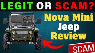 Nova Mini Jeep Review Is thatnovastorecom Legit Or Scam [upl. by Ahsiema]