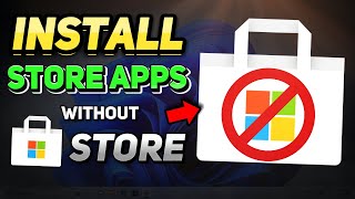 How to Install Microsoft Store Apps Without the Microsoft Store Windows 1011 Tutorial [upl. by Gleason]