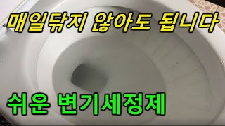 매일 닦지 않아도 새것 같은 변기세정에 만들기 변기세정제 만들기변기세정제변기물때제거변기세제변기세정제 효과변기냄새제거화장실냄세제거화장실물때천연세정제천연변기세정제 [upl. by Mroz]