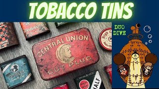 Vintage Tobacco Tins  a DuoDive [upl. by Cassil899]