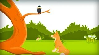 The Fox and Crow Story  Childrens Nursery Fables for Kids  Classteacher Learning Systems [upl. by Wise]