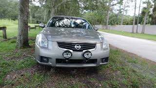 Suparee Lights installed into a Nissan Maxima 7 Inch LED Off Road Lights 90W 16000 Lumen [upl. by Vanna]