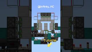 3x3 Piston Door Minecraft Bedrock minecraft [upl. by Areta]