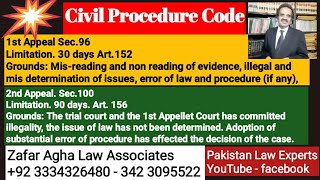 CPC1st Appeal  2nd Appeal  GroundsPakistan Law Experts [upl. by Malik]