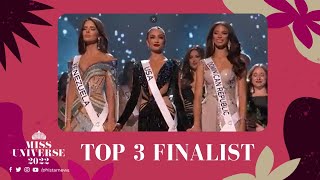 Miss Universe 2022 Top 3 Finalists [upl. by Treble]