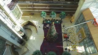 Christmas Tree Lighting Build  Dusit Thani Abu Dhabi [upl. by Garibull265]