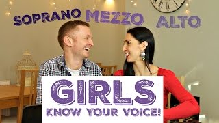 Female Voice Classification  Are you a SOPRANO MEZZO or ALTO singer [upl. by Laehpar98]