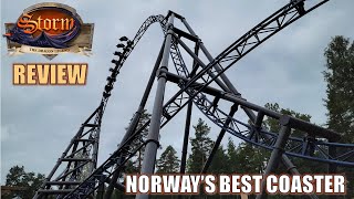 Storm  The Dragon Legend Review TusenFryd Gerstlauer Launched Invert  Norways Best Coaster [upl. by Androw13]