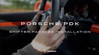 SHIFTER PADDLES  PORSCHE PDK  SHIFTER PADDLE INSTALLATION [upl. by Annoit]