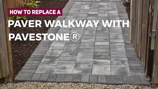 How to Replace a Paver Walkway with Pavestone [upl. by Philipps]