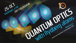 COLLOQUIUM Quantum optics with Rydberg atoms October 2017 [upl. by Akkahs]