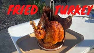 Louisiana Deep Fried Turkey How To Make A Cajun Butter Injection How To Season And How To Cook [upl. by Luhey]