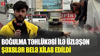 Boğulma təhlükəsi ilə üzləşən şəxslər BELƏ XİLAS EDİLDİ  XÜSUSİ REPORTAJ  RTV [upl. by Hippel516]