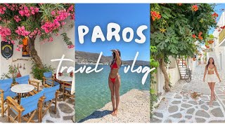 Paros Travel Vlog  greek island girls trip [upl. by Laup996]