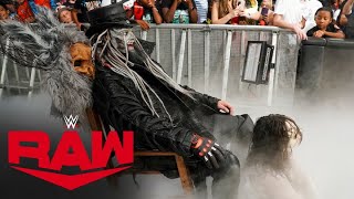 Uncle Howdy watches The Wyatt Sicks take out Chad Gable and Creeds Raw highlights Aug 5 2024 [upl. by Brahear]