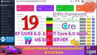 EP 19 Help Desk Management System EF Core NET Core ll NET 80 TicketsUsersRolesAudit Logs 🚀💥 [upl. by Lib]