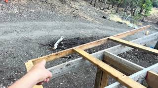 Adding Purlins to the Wood Shed Roof [upl. by Micah]