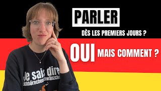 🇩🇪 Parler dès les premiers jours  la super astuce pour bien débuter en allemand [upl. by Lavotsirc]