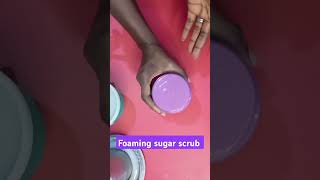 Refreshing exfoliating foaming sugar scrub for a relaxing feeling [upl. by Lecrad]