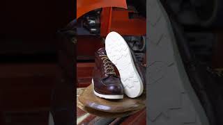 Red Wing Moc Toe Boot Resoling Renew Your Favorite Boots [upl. by Ellinet]