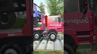 Towing truck on bumpy road Truck Dance  Coffin Dance Song Cover [upl. by Aizatsana]