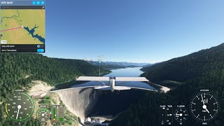 【HD】 Dam Flight ～ Hungry Horse Dam （US tallest dams No10） [upl. by Sparhawk542]