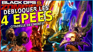 Débloquer le SECRET des 4 ÉPÉES ÉLÉMENTAIRES TénèbreLumièreFeuÉlectrique  Black Ops 6 Zombies [upl. by Plotkin]