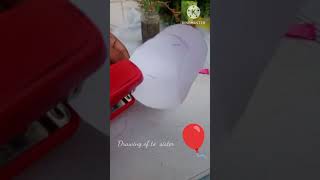 balloon play idea 🎈🎀shortvideo art artandcrafts drawing trending diy craft [upl. by Lilaj]