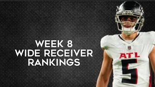 Top 36 Wide Receiver Rankings Week 8 Fantasy Football 2024 [upl. by Barden623]