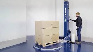 Ecoplat Plus Pallet Wrapping Machine [upl. by Esserac]