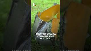 Helicopter Crashes On The Roof Of Australian Hotel  Subscribe to Firstpost [upl. by Naitsyrk]