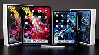 Apple iPad Pro 11quot vs 129quot Unboxing amp Review [upl. by Brandie]