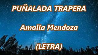 PUÑALADA TRAPERA Amalia Mendoza LETRA [upl. by Fernando]