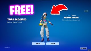 How to Get FREE Nanner Ringer Emote in Fortnite Chapter 5 [upl. by Sandye]