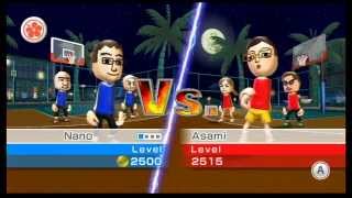 Wii Sports Resort  Basketball Under The Moonlight [upl. by Leffert]