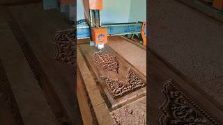 CNC wood engraving Art cnccarvingmachine shortvideo maaz cnc [upl. by Dlnaod]