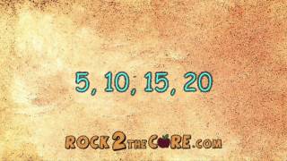 Count by Fives 5 Song  Rock 2 the Core  K5 Math [upl. by Aida]