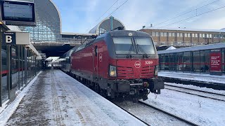 Tog i Høje Taastrup  Trains at Høje Taastrup [upl. by Tengdin]