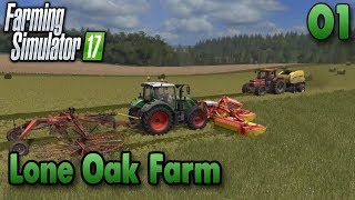 FS17 Timelapse  Lone Oak Farm 1  Silage Bales  Gameplay [upl. by Hgielime350]