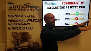 Tutorial N17 Regolazione Assetto Fari [upl. by Arehsat546]