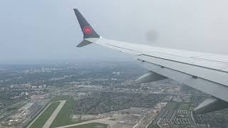 Air Canada Boeing 737 MAX 8 Landing At Toronto Pearson International Airport [upl. by Ahrens32]