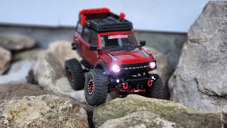 scx24 Bronco Deadpool on the outdoorcourse for a lil run [upl. by Chester]